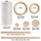 121 Pieces Macrame Kit, Macrame Supplies 3mm x 109Yards Macrame Cord for Macrame Kits for Adults Beginners, with Accessories Like 100Pcs Beads and 10Pcs Wooden Rings for Macrame Plant Hanger Kit